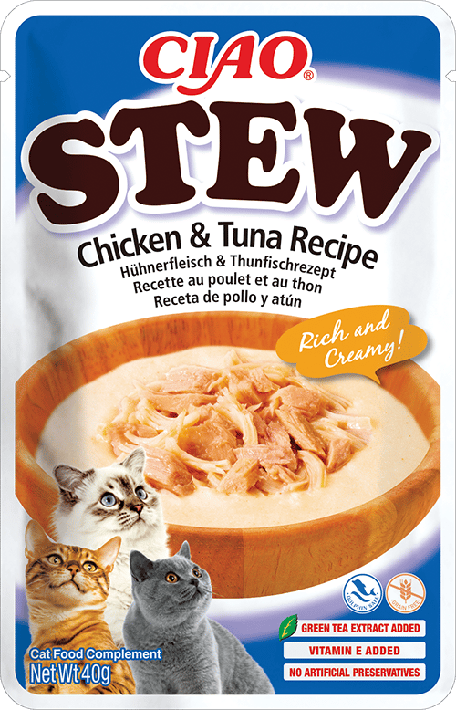 Inaba Wet Cat Food Stew Chicken & Tuna