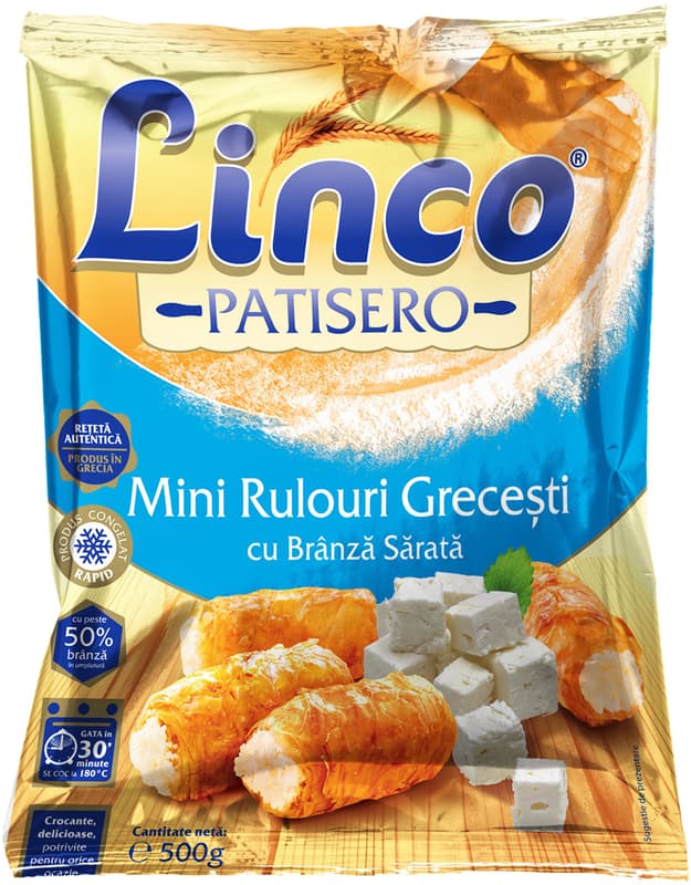 Linco Patisero Mini Rulouri cu branza