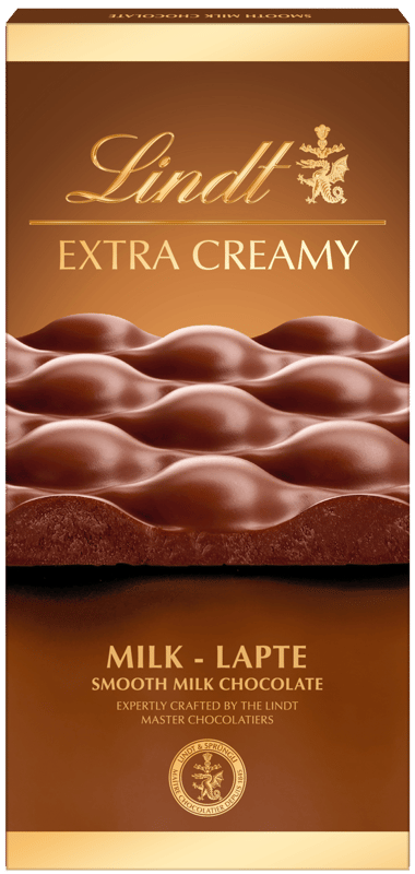 Lindt Extra Creamy Ciocolata fina cu lapte