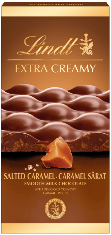 Lindt Extra Creamy Caramel Salt Chocolate