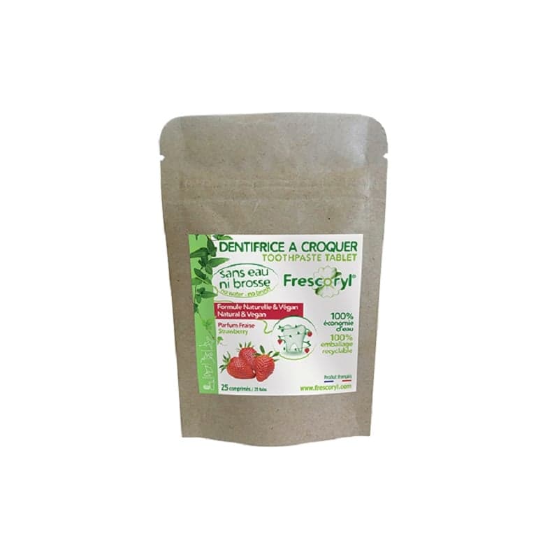 FRESCORYL PASTA DINTI CAPSUNI 25 TABLETE