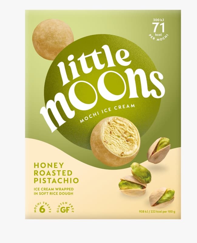 Little Moons Inghetata mochi cu fistic