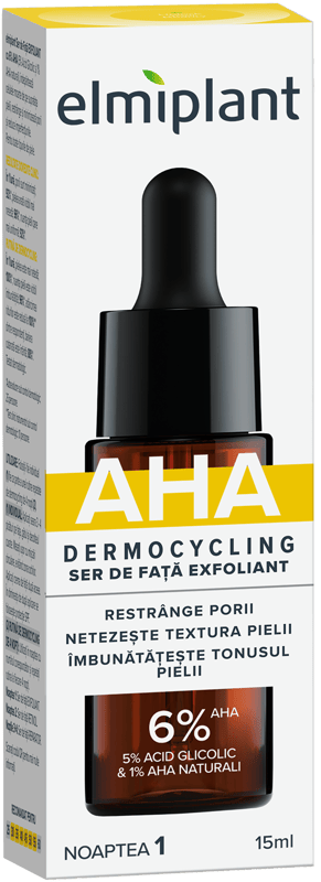 Elmiplant DERMOCYCLING Exfoliating Face Serum with 6% AHA