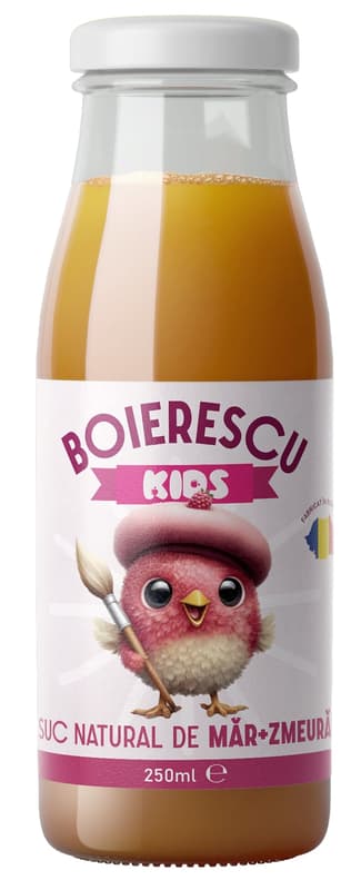 Boierescu Apple juice with raspberries