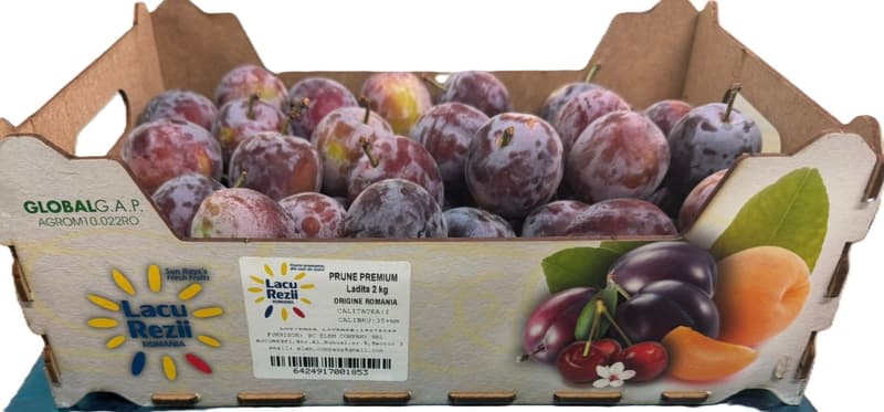 Prune premium de Lacul Rezii lada de 2.2 kg