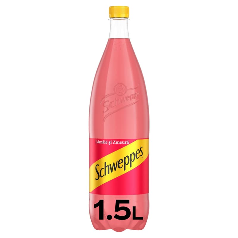 Schweppes Lemon & Raspberry Carbonated Soft Drink PET