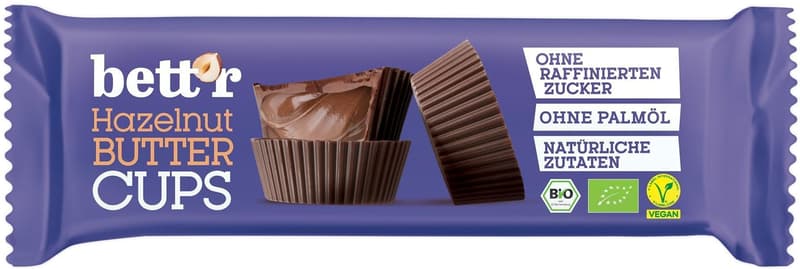 Bettr Hazelnut butter cups