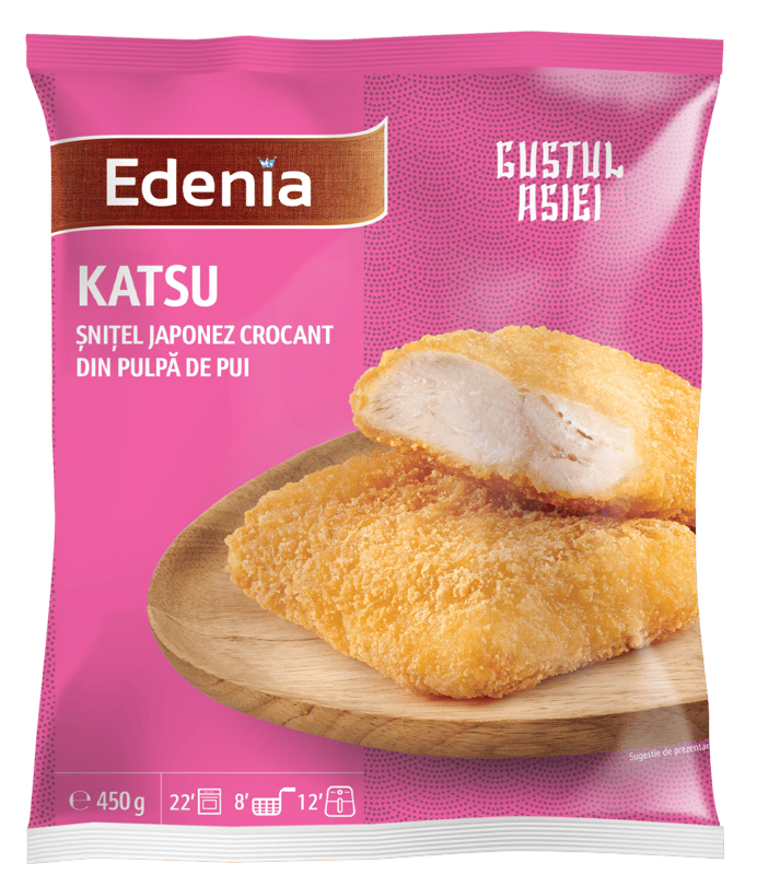 Edenia Chicken Katsu Snitel crocant din pulpa de pui
