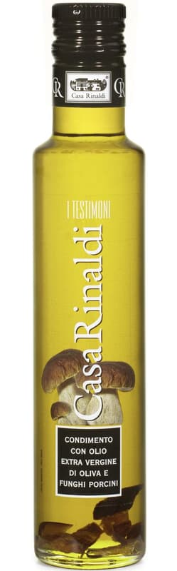 Casa Rinaldi Extra virgin olive oil flavored with porcini mushrooms