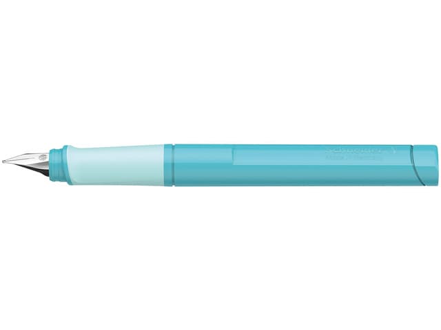 Fountain pen Schneider Base Kid (type L - left-handed) - pink/light pink body with design