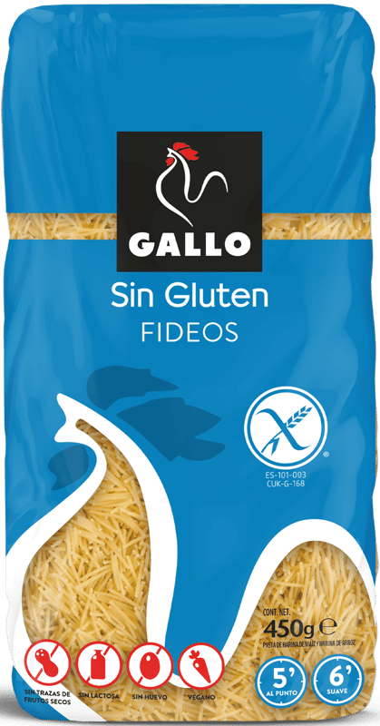 Gallo Fidea din faina de porumb si orez fara gluten