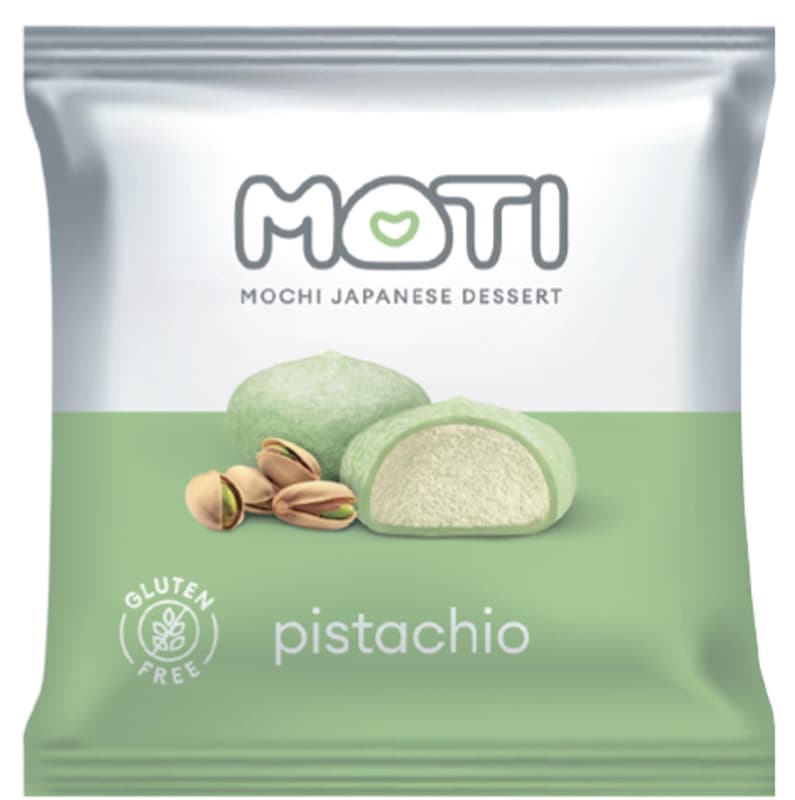 Moti Mochi with pistachio flavor