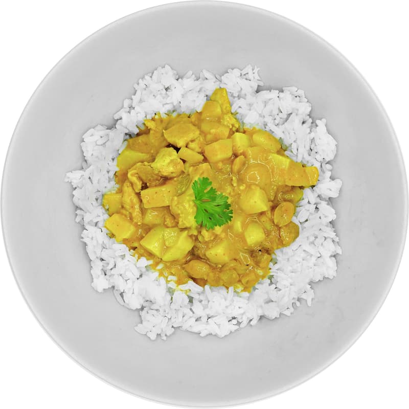 Pappudia Orez si curry galben
