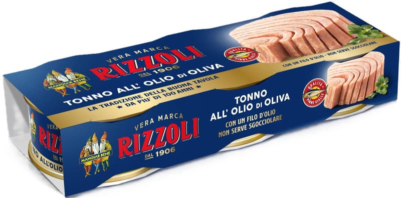 Rizzoli Tuna in Olive Oil 3x65g