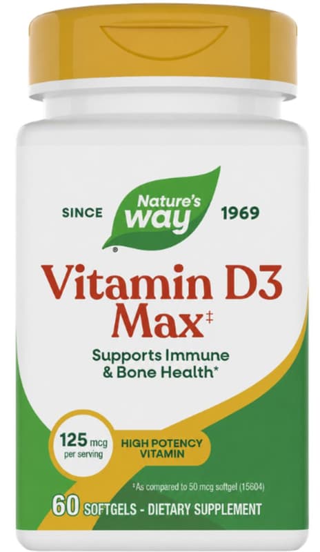 Secom Vitamin D3 softgels for adults