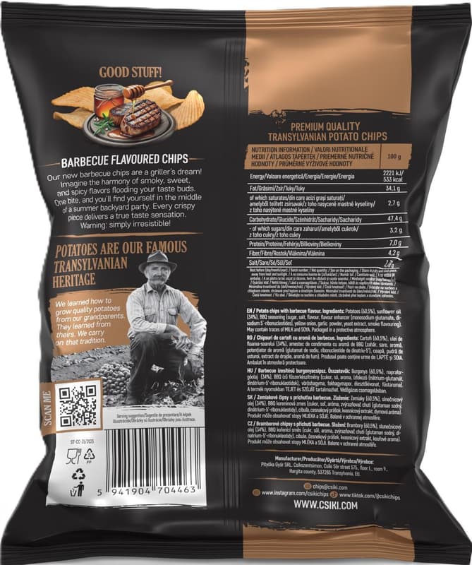 Csíki Hot Honey BBQ Chips
