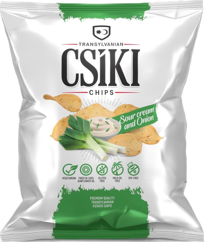 Csíki Chips with cream and onion