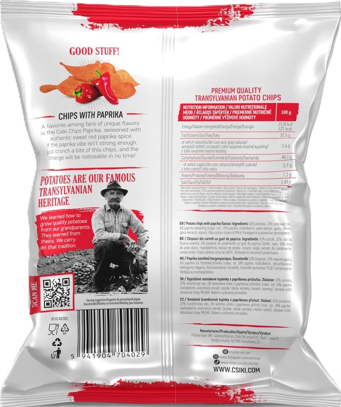 Csíki Paprika Chips