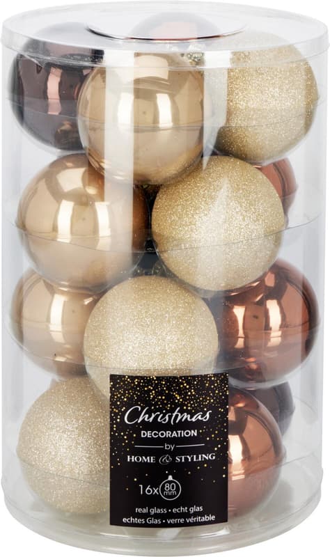 Wonderful Christmas Globuri de Craciun chihlimbar