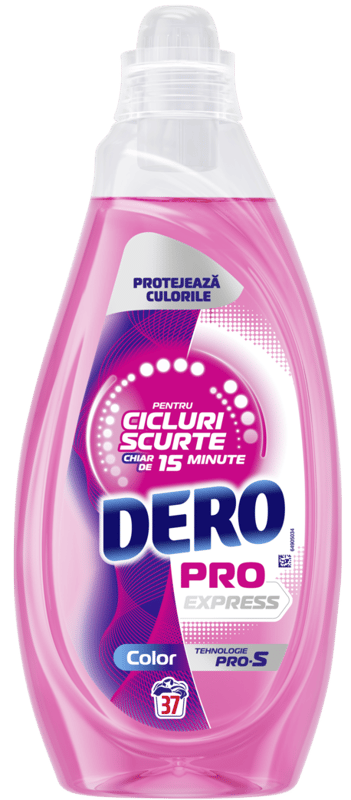 Dero Pro Express Color Detergent lichid, 37 spalari