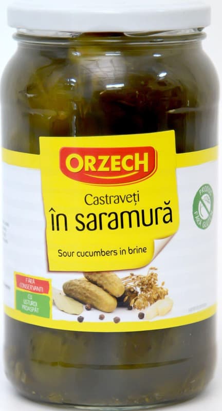 Orzech Cucumbers in brine