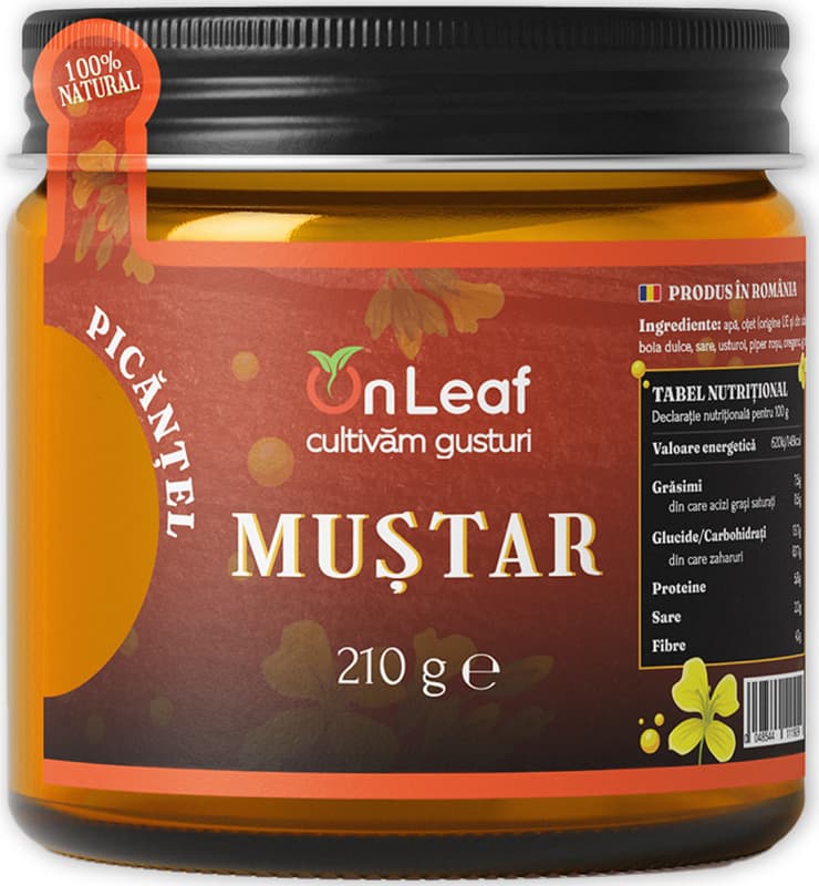 OnLeaf Spicy, slightly spicy mustard with little character