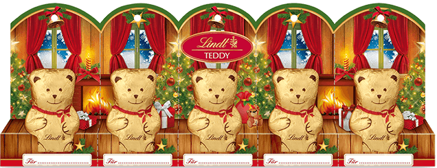 Lindt Teddy Mini Figurine 5x10g