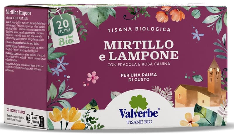 Valverbe ECO Blueberry and Raspberry Tea 20 sachets