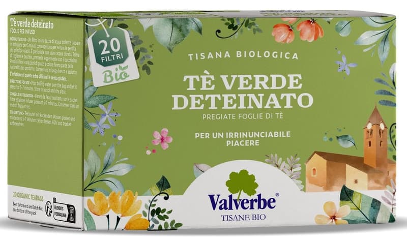 Valverbe ECO Decaffeinated Green Tea 20 sachets