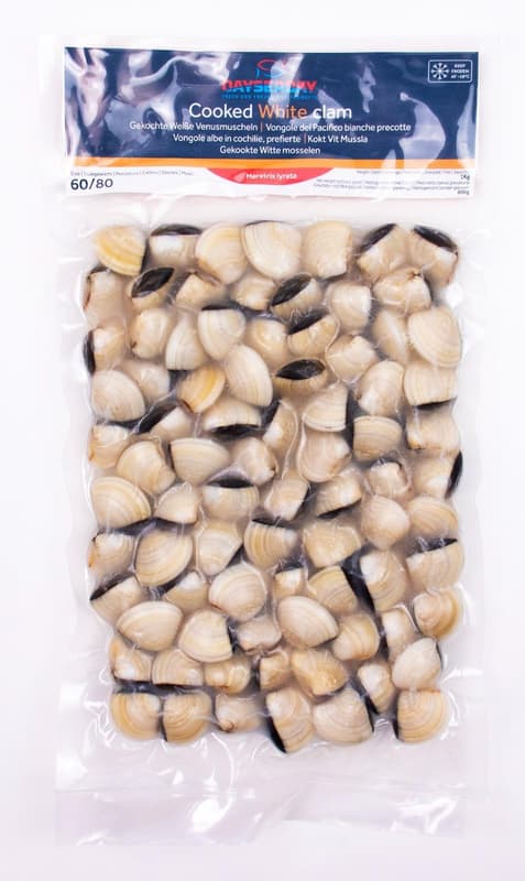 DAYSEADAY Frozen cooked clam whole shell on