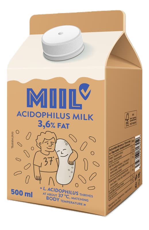 Miil Lapte acidofil 3.5% grasime
