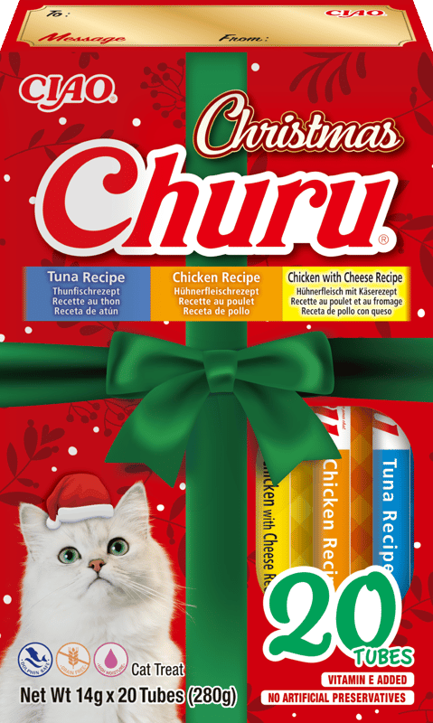 Inaba Churu Christmas Pack Tuna & Chicken Varietis