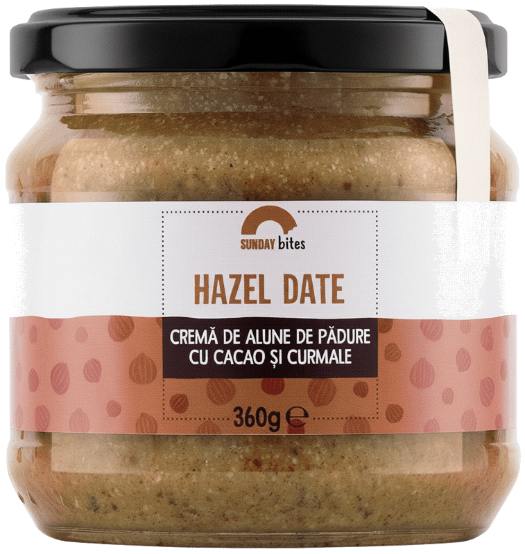 Hazel Date Crema de alune de padure cu cacao si curmale