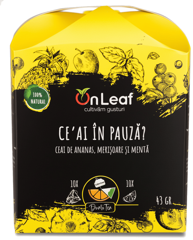 OnLeaf Pineapple, cranberry and mint tea