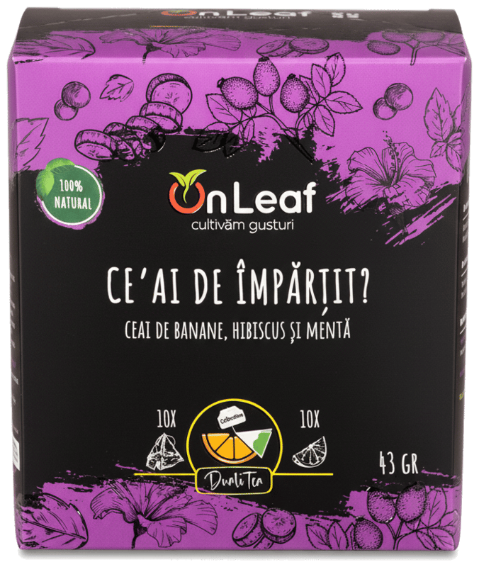 OnLeaf Banana, Hibiscus & Mint Tea