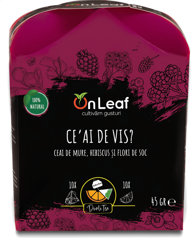 OnLeaf Blackberry, Hibiscus & Elderflower Tea