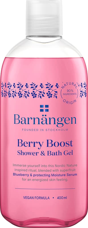 Barnangen Gel de dus si baie berry boost