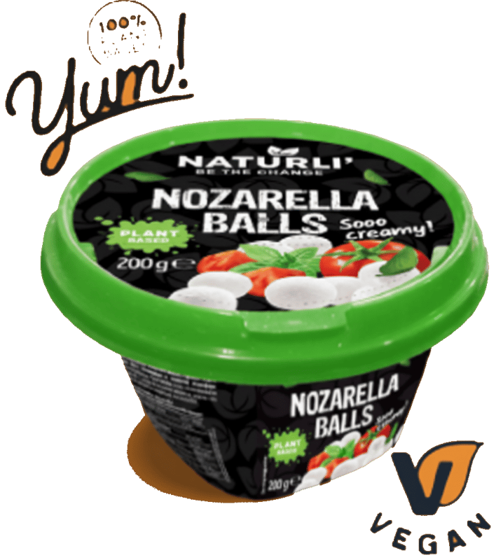 Vegan Dairy Naturli Mozzarella balls