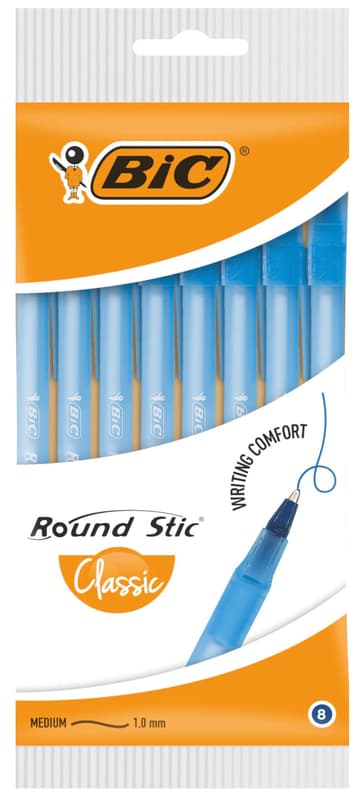 BIC Round Stic Pix 1.0 mm, albastru
