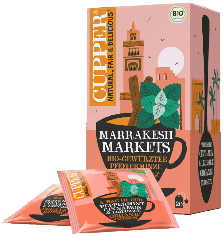 Cupper ECO Bazar in Marrakesh Ceai de plante