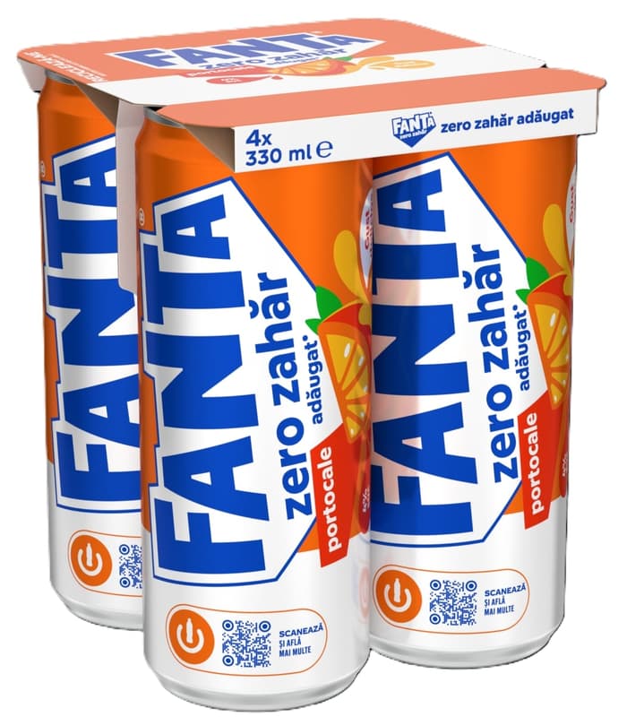 Fanta Orange Zero Sugar Carbonated Soft Drink Dose