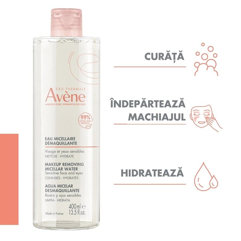 AVENE APA MICELARA DEMACHIANTA 400ML
