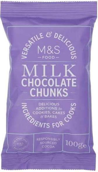 Marks & Spencer Food Milk Chocolate Chunks