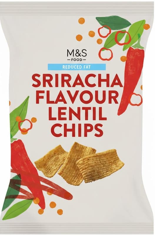 Marks & Spencer Chipsuri de linte cu aroma de Sriracha