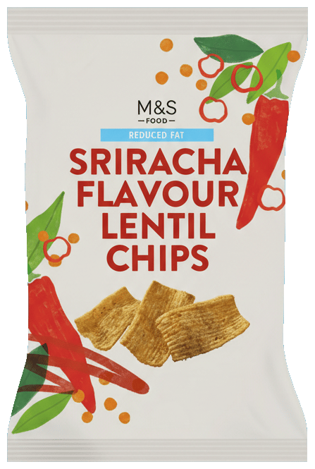 Marks & Spencer Chipsuri de linte cu aroma de Sriracha