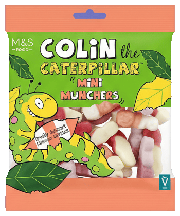 Marks & Spencer Colin the Catepillar Jeleuri fructate