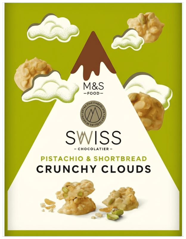 Marks & Spencer Food Pistachio Crunchy Clouds