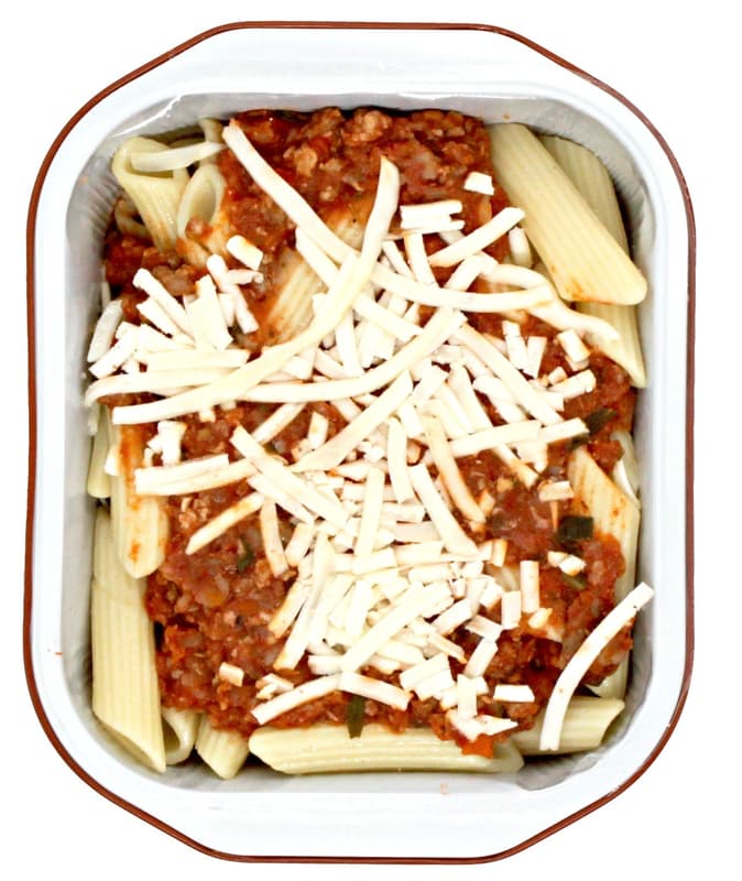 Pasta with bolognese sauce