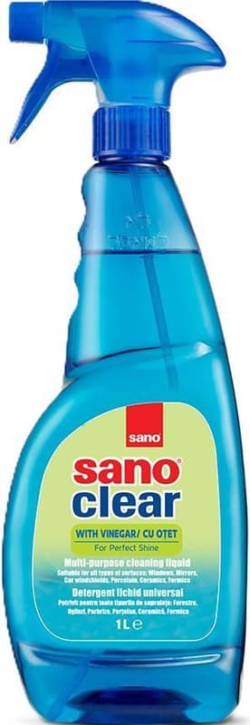 Sano Clear Detergent spary geamuri, cu otet
