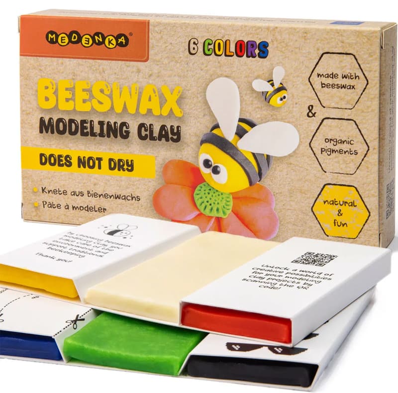 Medenka Natural Beeswax Plasticine